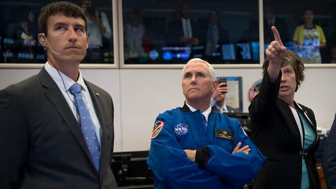 The Funniest Tweets About Mike Pence Touching NASA Equipment