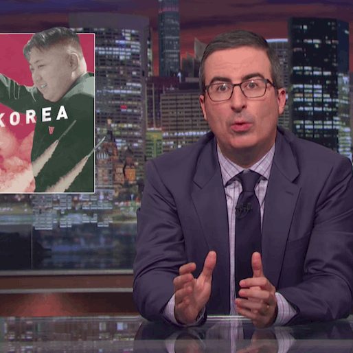 Watch John Oliver Speak Directly to North Koreans on Last Week Tonight