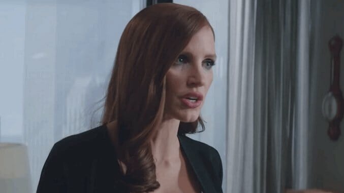 Jessica Chastain Brings Down the House in Molly’s Game Trailer