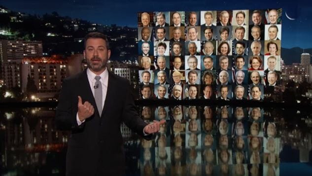 Jimmy Kimmel Tearfully Calls for Gun Control in Monologue about the Las Vegas Shooting