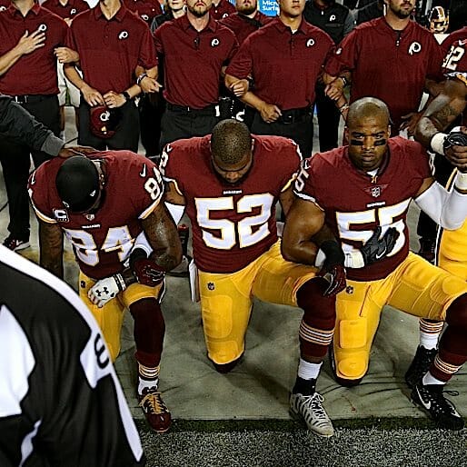 A Black Football Player Got Kicked Off His Team for Kneeling, and These White Facebook Commenters Are Lovin' It!