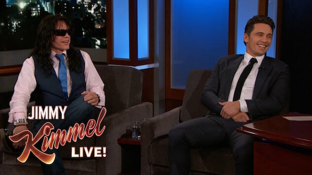 Watch Tommy Wiseau Join James Franco on Jimmy Kimmel Live!