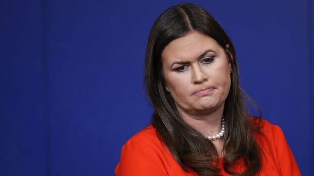 Sarah Huckabee Sanders Not Committing to the Olympics Demonstrates How Crazy You Have to Act to Work for Trump