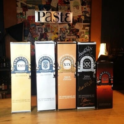 We Drank a Five-Year Vertical of Firestone Walker Anniversary Ale