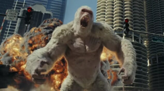 The New Trailer for Rampage Makes Us Want to Rage