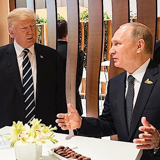 Watch: Trump's Handshake with Putin was By Far His Most Submissive Performance Yet