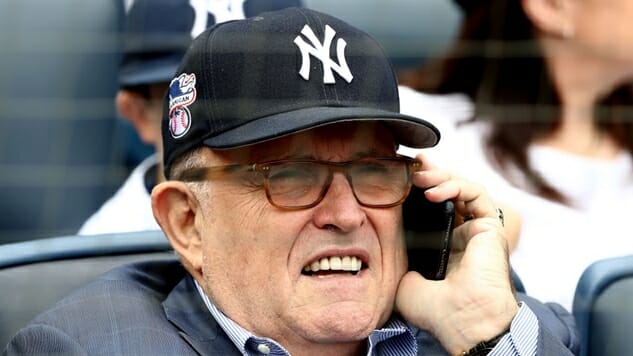 Crap, the Yankees Did Something We Don’t Hate: Rudy Giuliani Booed on His Birthday