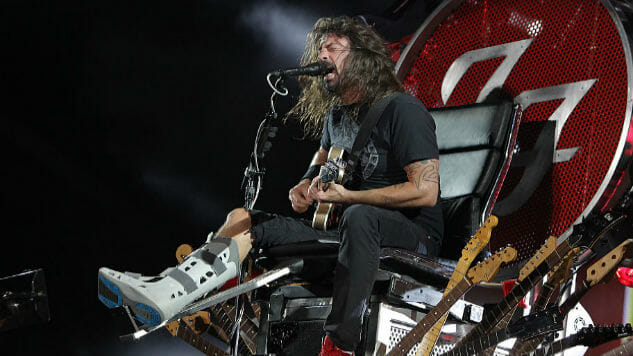 Dave Grohl Pretends to Rebreak Leg Onstage to Swedish Audience’s Collective Horror