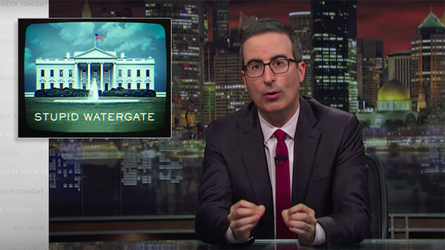 John Oliver Checks in on the Mueller Investigation on Last Week Tonight‘s Stupid Watergate II