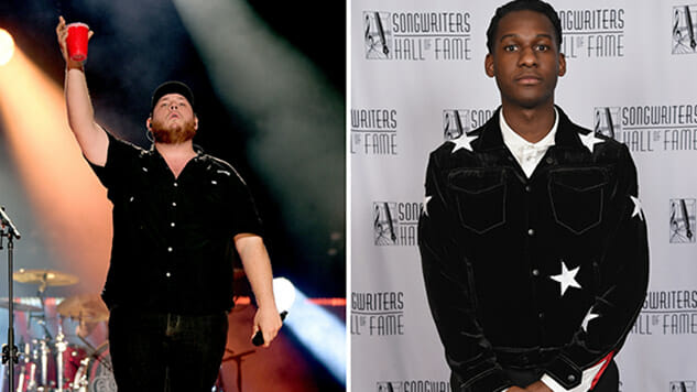 Watch Leon Bridges and Luke Combs Team up for a Performance in Downtown Nashville