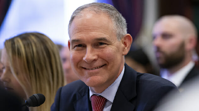 Scott Pruitt, the One Man Too Unethical Even For Trump, Resigns as EPA Chief