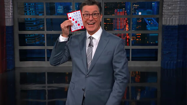 Colbert Plays White Guy Bingo During Donald Trump’s SCOTUS Pick Announcement