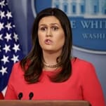 Sarah Huckabee Sanders Says She “Cannot Guarantee Anything” When Asked About the Supposed Tape of Trump Saying the N-Word