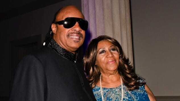Stevie Wonder Visited an Ailing Aretha Franklin at Home
