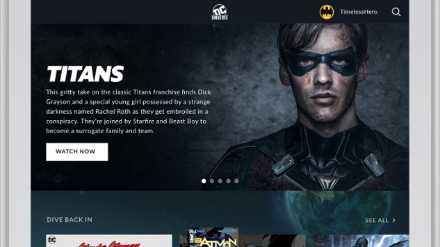 DC Announces Launch Date for DC Universe Streaming Service, Titans Series
