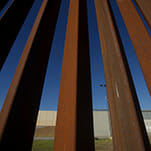 Prototype for Steel Border Wall Sawed Through in Test