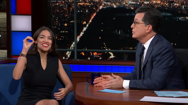 Colbert, to AOC: “How Many F—s Do You Give About the Democratic Establishment?” AOC: “Zero”