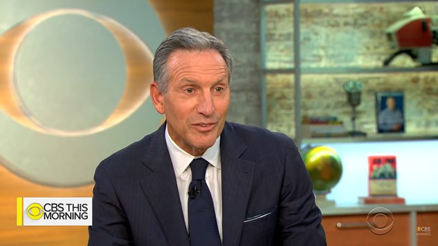 Why Is Major Media Carrying Water for Howard Schultz?