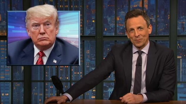 Seth Meyers Takes a Closer Look at Trump’s Attempt to “Cause Chaos” in the Democratic Primary