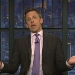 Seth Meyers Takes a Closer Look at Trump's Weekend Twitter Fit