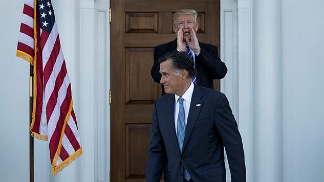 Rich Man Mitt Romney Sticks up for Fellow Rich Man Donald Trump on Tax Returns