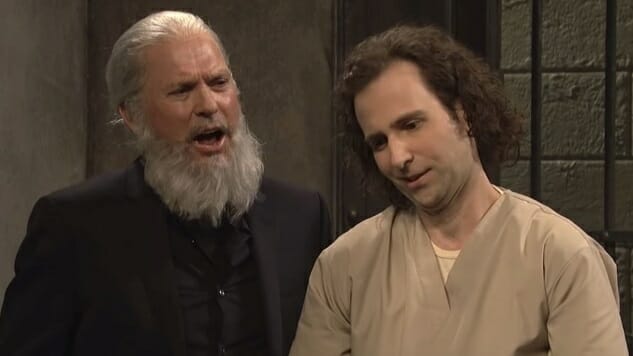 Watch Michael Keaton Play Julian Assange on Saturday Night Live