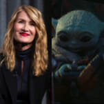 Laura Dern Claims to Have Seen Baby Yoda at a Basketball Game and We Have So Many Questions