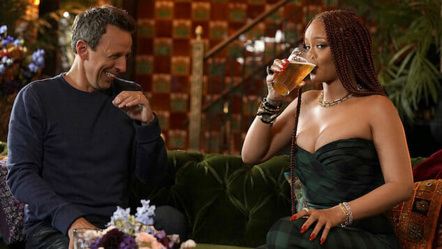 What We Learned from Rihanna Day-Drinking with Seth Meyers