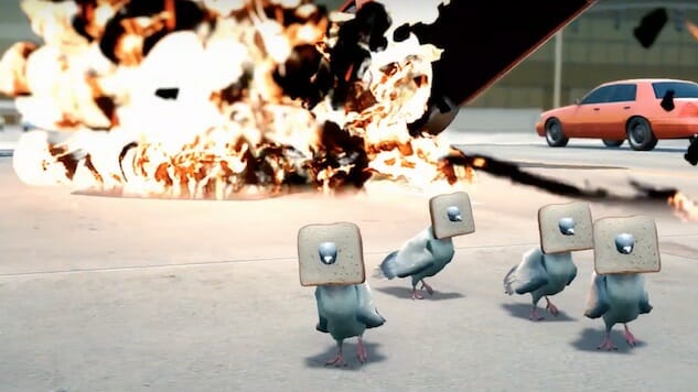 Poop on Some Businessmen with Pigeon Simulator