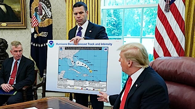Trump Actually Altered a Hurricane Map to Back up His Dumb Claim That It Would Hit Alabama