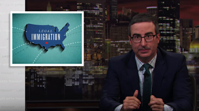 John Oliver Takes a Hard Look at Legal Immigration and “Coming Here the Right Way” on Last Week Tonight