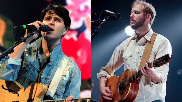 Ezra Koenig and Justin Vernon Talk High School, Pressures of Tour and More on Time Crisis