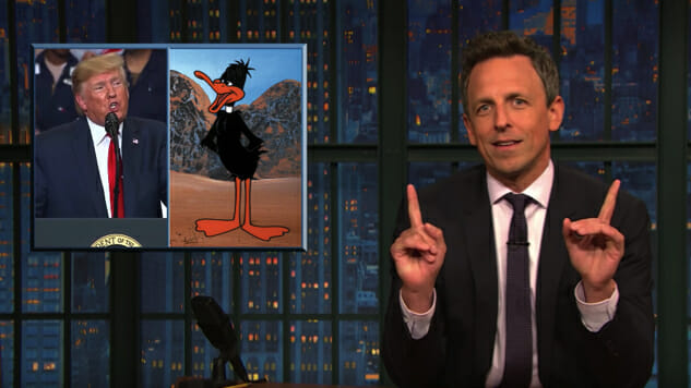 Watch Seth Meyers Make the Case for Donald Trump’s “Linguistic Genius”