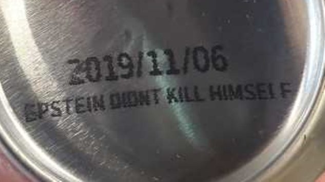 A Fresno, CA Brewery Is Now Printing “Epstein Didn’t Kill Himself” on the Bottom of Beer Cans