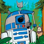 R2-D2 Protects an Ewok in These Illustrations from a New Picture Book