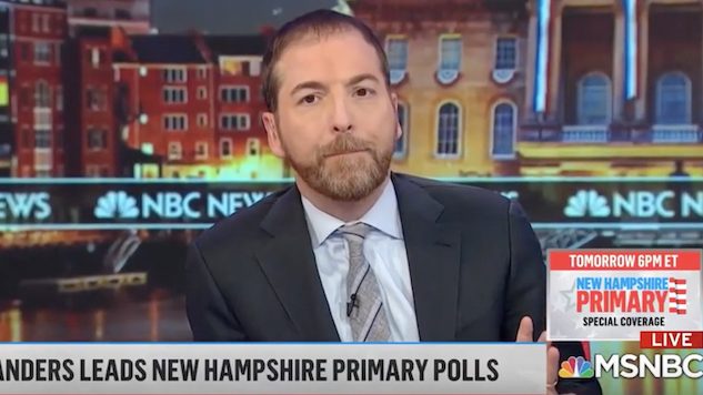 #FireChuckTodd Trends on Twitter After MSNBC Host Quotes Comparison of Sanders Supporters to Brownshirts