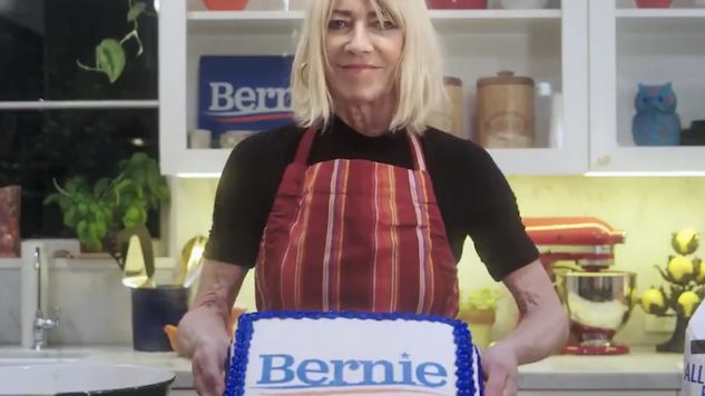 Watch Kim Gordon Bake for Bernie in Super Tuesday PSA