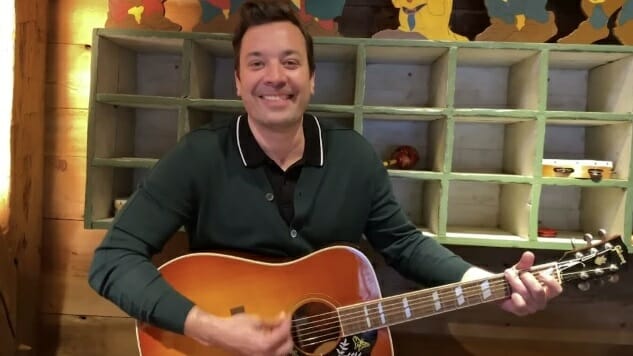 Jimmy Fallon and Jimmy Kimmel Record Monologues at Home for their YouTube Pages