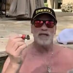 Watch Arnold Schwarzenegger Urge Spring Breakers to Stay Home from His Jacuzzi
