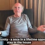 In a New PSA, Larry David Reminds People to Stay at Home