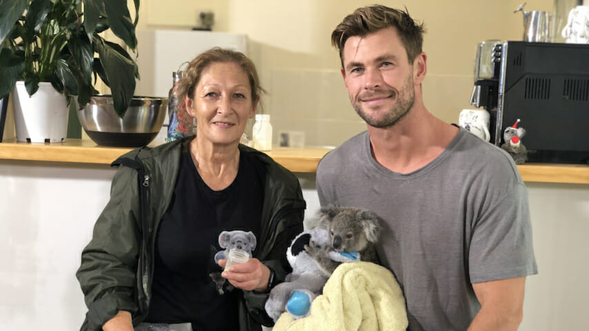 Self-Care: Watch Chris Hemsworth Feed a Baby Koala Named Dimples from NatGeo’s Earth Day Special