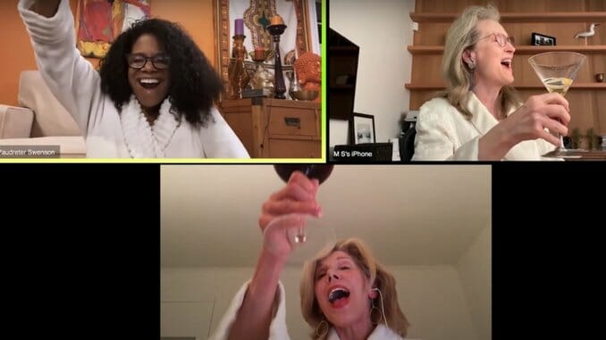 Watch Meryl Streep, Christine Baranski & Audra McDonald Salute Sondheim With Boozy “Ladies Who Lunch” Rendition