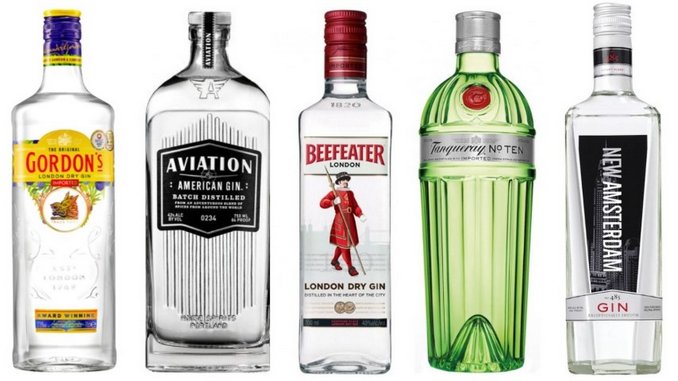 london dry gin brands logos