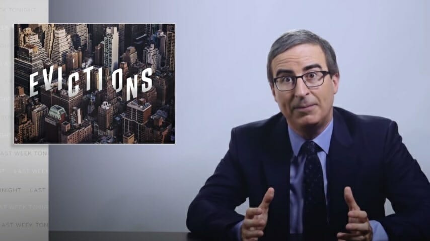 John Oliver Examines How the Pandemic Is about to Increase Evictions Across America