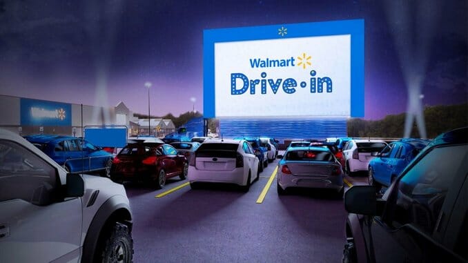 Walmart Is Creating its own Drive-In Movie Theaters in Unused Parking Lots
