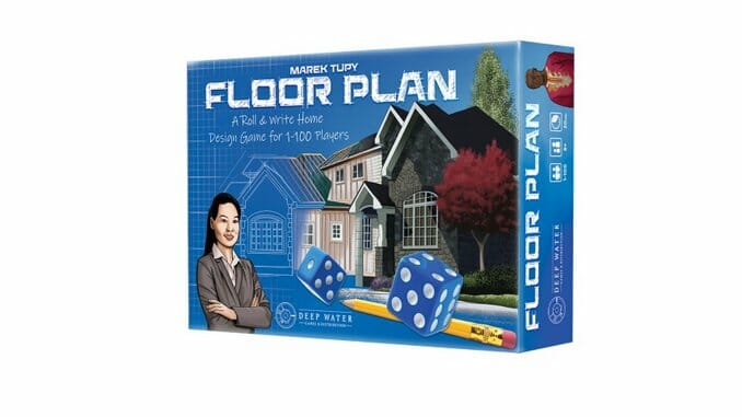 The Roll-and-Write Board Game Floor Plan Rewards You For Building Impractical Houses Like a Rich Fool