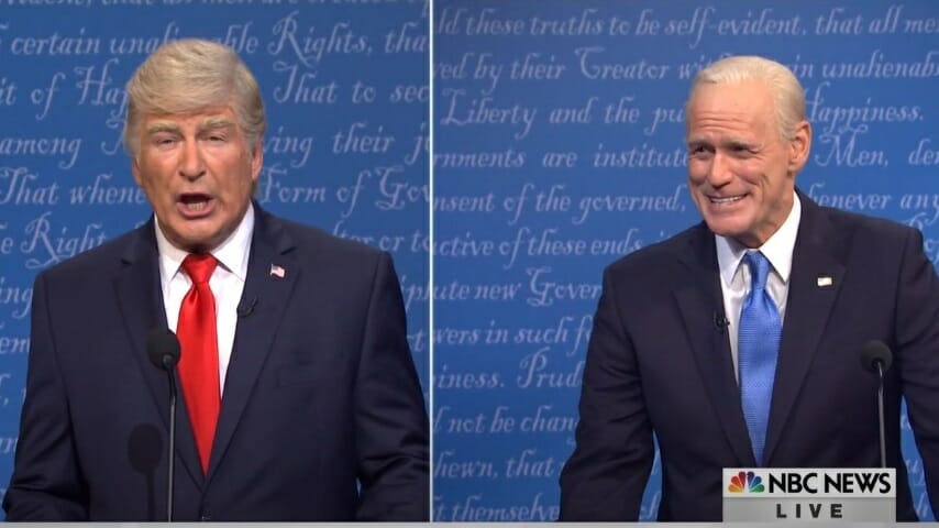 Watch Saturday Night Live‘s Final Presidential Debate Sketch of 2020
