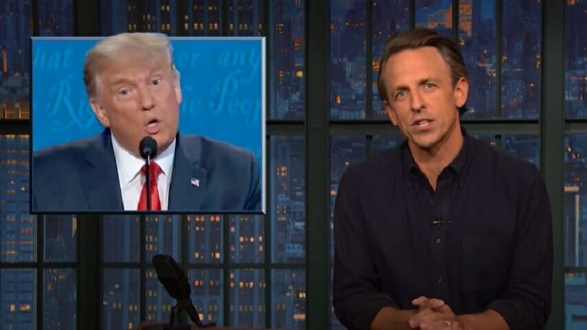 Seth Meyers Takes a Closer Look at How Trump Has Given Up on the Coronavirus