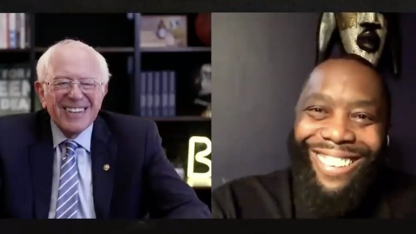 Watch Bernie Sanders Talk to Killer Mike and Alexandria Ocasio-Cortez Talk to Princess Nokia Ahead of Election