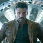 It's Frank Grillo vs. Mel Gibson in Time-Looping Action Trailer for Hulu's Boss Level